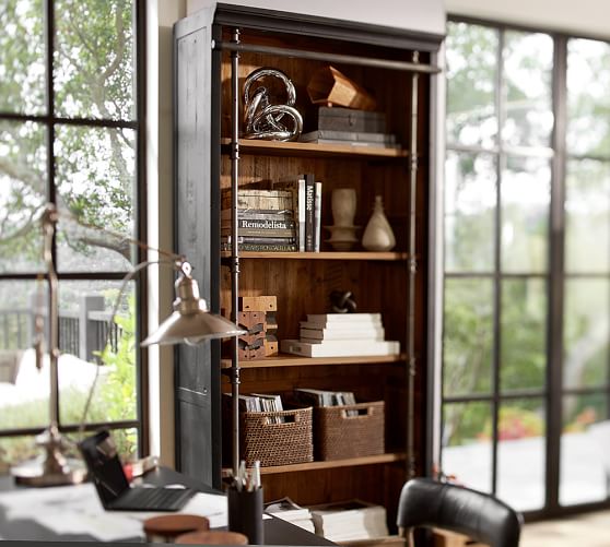 Pottery Barn GAVIN RECLAIMED WOOD BOOKCASE eco-friendly pottery barn memorial day stock up sale