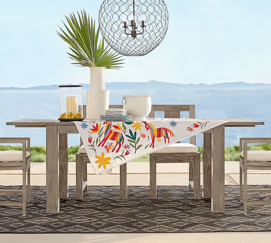 Pottery Barn INDIO RECTANGULAR EXTENDING DINING TABLE eco-friendly outdoor furniture sale