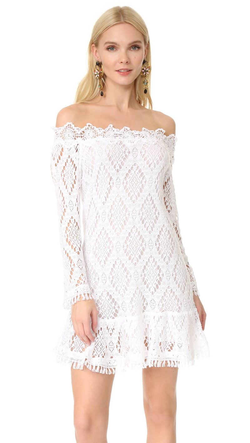 White Off The Shoulder Dresses On Trend For Summer 2017!