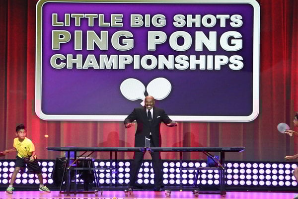 Watch Little Big Shots Season 2 Episode 11 Little Big News Videos Wednesday, May 31, 2017. Meet talented table tennis champions (and brothers) Sid and Nandan Naresh, they're two of the best in the nation. Sid is working toward one day making it to the Olympics, and Nadan is looking forward to beating Sid and their father. They taught Steve ping-pong skills (the smash), and impressed us all with their amazing (and incredibly fast) skills.