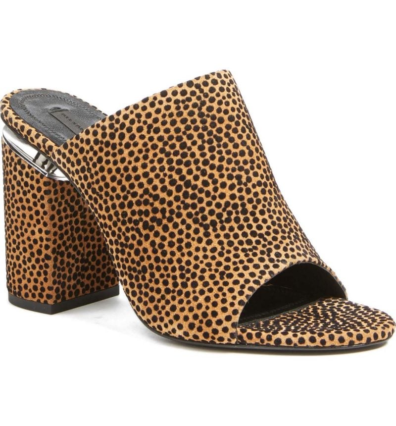 ALEXANDER WANG Avery Mule Leopard Print mule sandals summer 2017