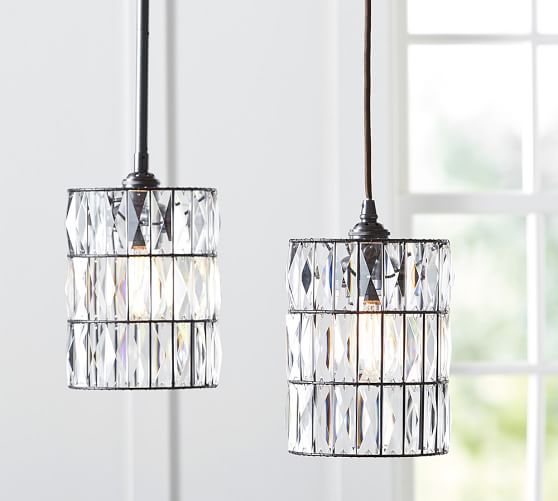 Pottery Barn PB CLASSIC PENDANT – ADELINE CRYSTAL pottery barn 25 percent weekend sale