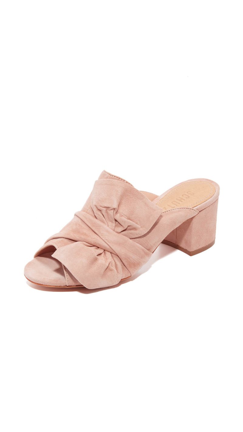 Schutz Manon Mules Bows Amendoa mule sandals summer 2017
