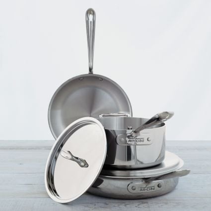 Sur La Table All-Clad Stainless Steel 5-Piece Set 349 sur la table the american sale