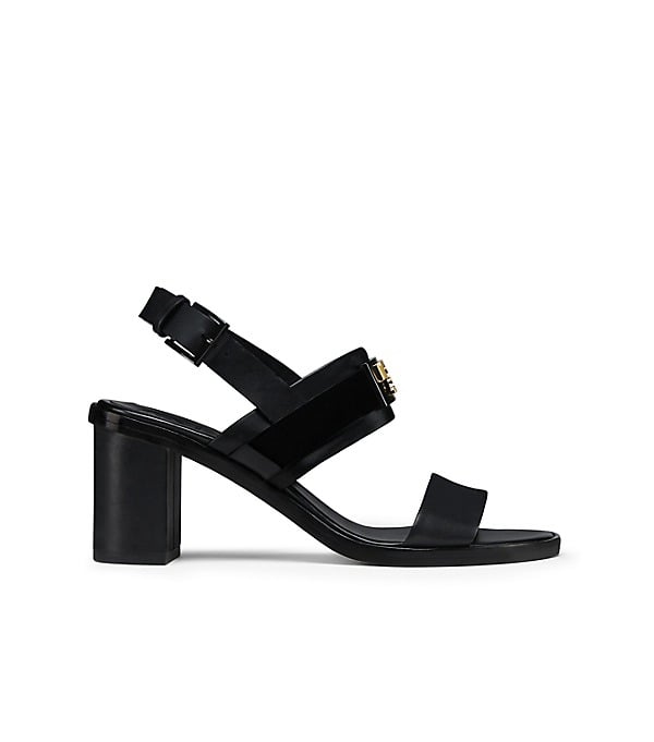 Tory Burch GIGI TWO-BAND SANDAL Black tory burch semi-annual sale