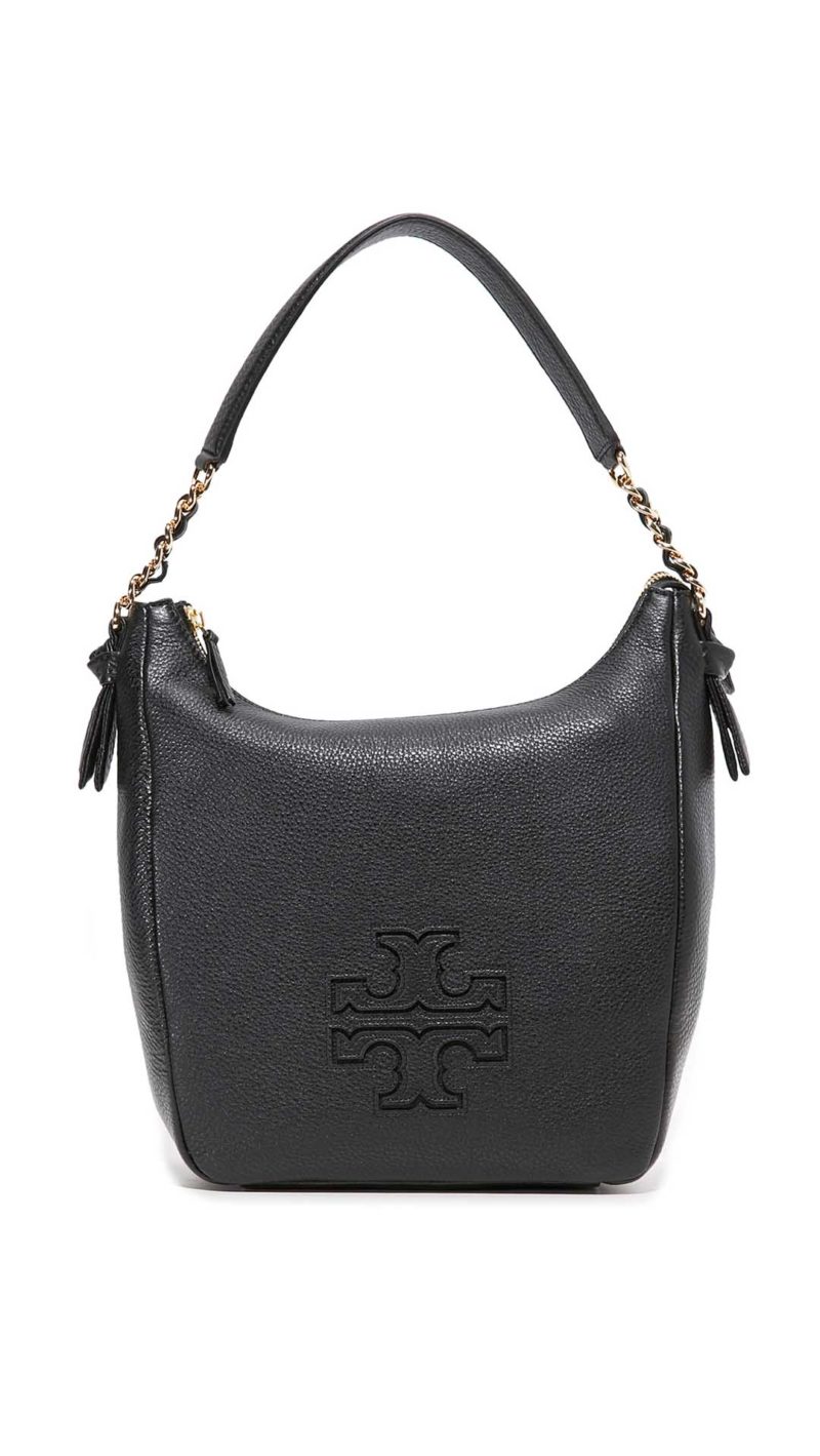 Tory Burch Harper Zip Hobo Bag Black Shopbop 70% sale