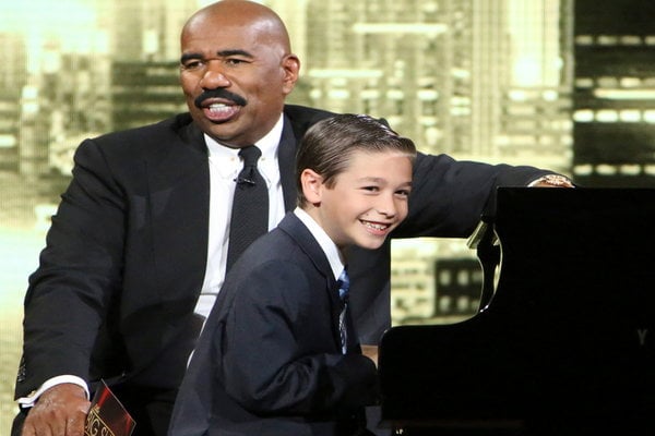 Watch Little Big Shots Season 2 Episode 13 The Grande Finale Videos: Wednesday, June 14, 2017. 10 year old piano man, Brandon Goldberg was a hit on Little Big Shots season 1! He can play everything from Frank Sinatra to the blues (and more). He and lounge singer Steve Harvey formed a duo - "biscuit and gravy!"