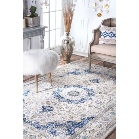 Charlton Home Doylestown Blue Area Rug Wayfair Rug market sale