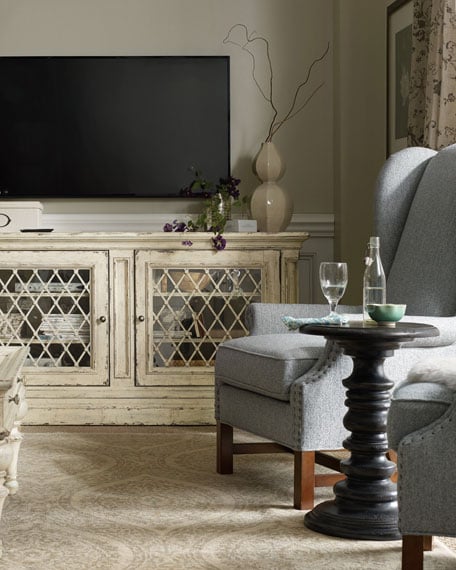 Hooker Furniture Augusta Entertainment Console White horchow summer sale 2017