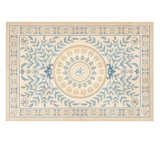 Pottery Barn VINYL FLOOR MAT Cool patterned pottery barn rugs sale