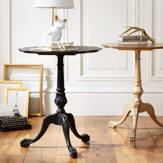 The Emily & Meritt Aubrey Bedside Table Gold Black PBteen pottery barn teen epic summer sale