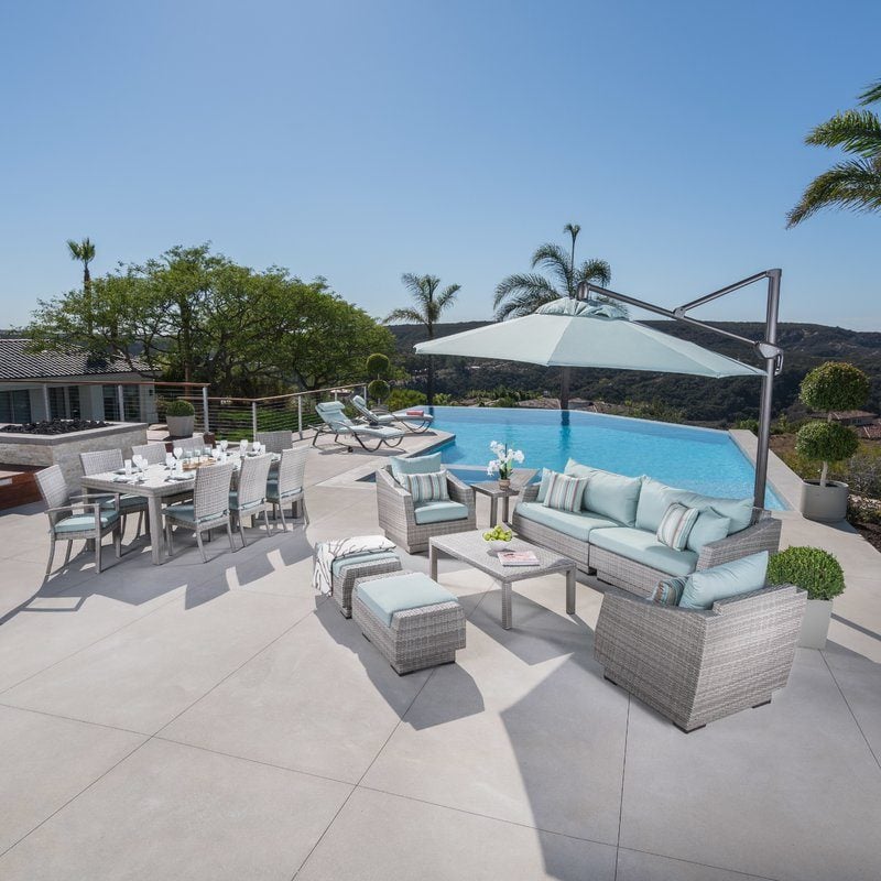 Alfredo 20-Piece Patio Deep Seating Group Joss & Main labor day sale