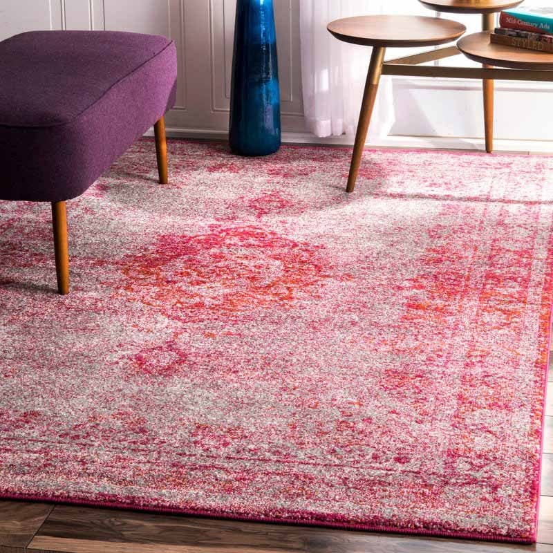 Garnett Pink Area Rug joss and main labor day sale