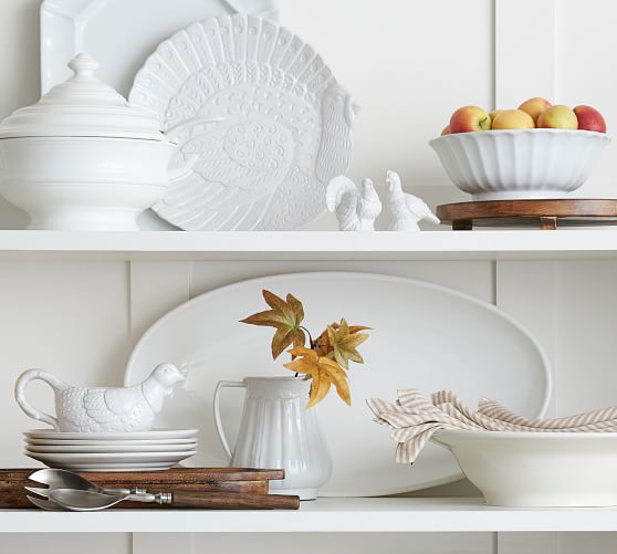Pottery Barn FIGURAL TURKEY PLATTER pottery barn 20 percent sale