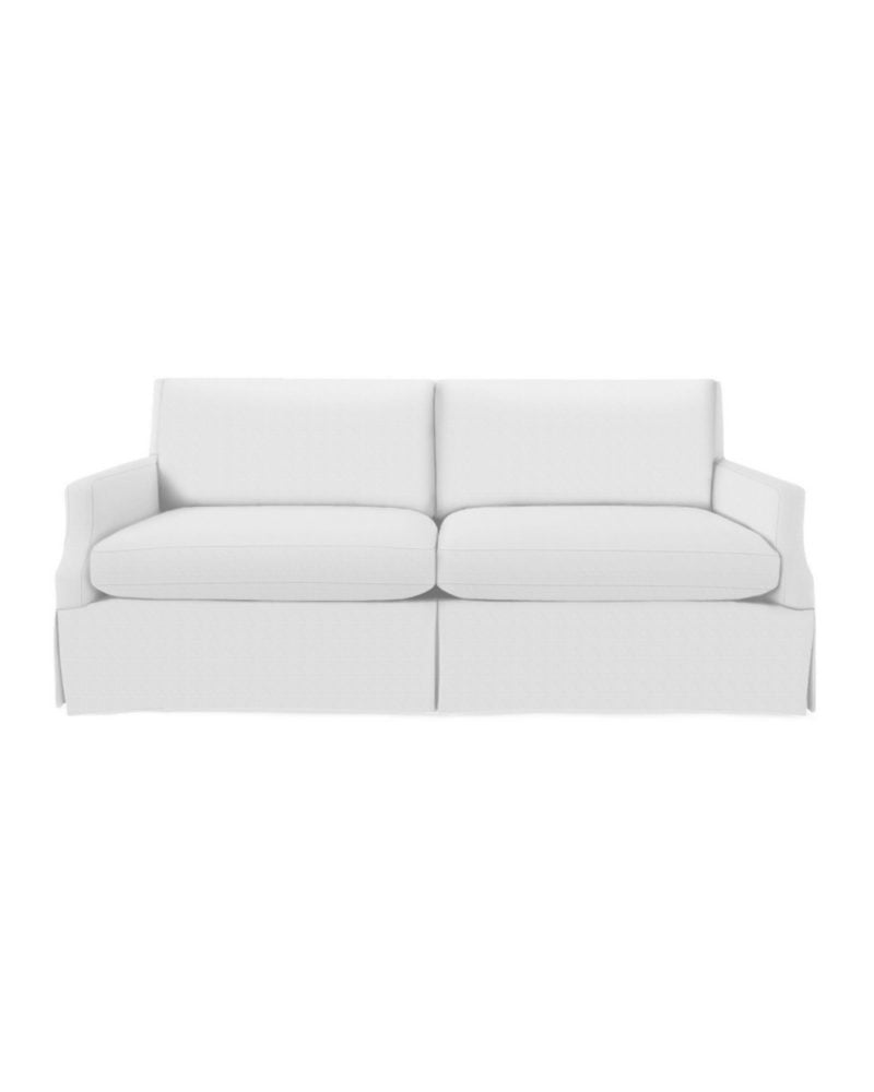 Serena and Lily Grady Sofa - Skirted serena and lily upholstery furniture sale