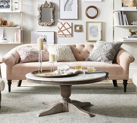 Pottery Barn ADELINE UPHOLSTERED SOFA COLLECTION pottery barn friends and family sale