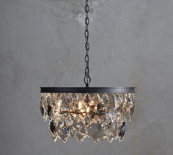Pottery Barn FARRIS CRYSTAL CHANDELIER pottery barn flash sale