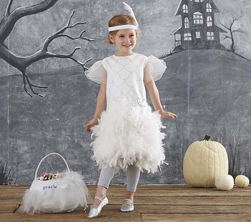 Pottery Barn Kids White Flapper Costume halloween costumes