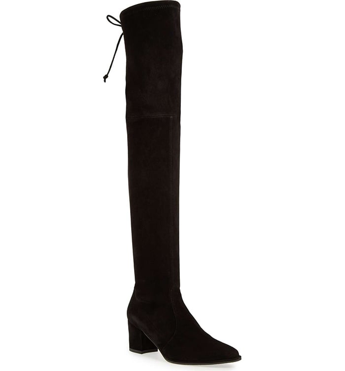 STUART WEITZMAN Thighland Over the Knee Boot Black Suede over the knee boots fall winter