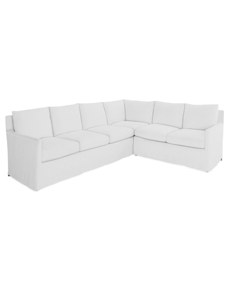 Serena and Lily Spruce Street Right-Facing L-Sectional – Slipcovered friends and family sale