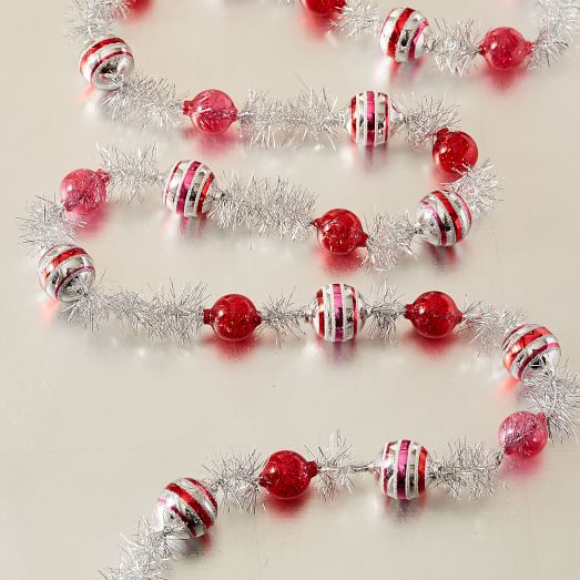 West Elm Shiny-Brite™ Garland west elm long weekend sale