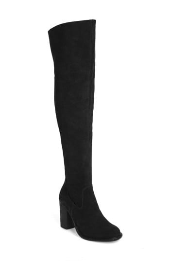 Women's Kelsi Dagger Brooklyn Logan Over The Knee Boot, Size 5.5 M - Black over the knee boots fall winter