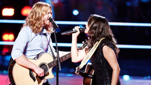 Watch The Voice Season 13 Episode 7 The Battles Premiere Night One Videos: Monday, October 16, 2017. Adam Pearce vs. Whitney Fenimore. Team Adam's Adam Pearce and Whitney Fenimore battled it out with their cover of the late great Tom Petty and Stevie Nicks hit song "Stop Draggin' My Heart Around." It was absolutely phenomenal! As one of the biggest Petty and Stevie Nicks fans, I absolutely loved their cover. Adam Pearce won this round, and Whitney was stolen by Miley Cyrus! So happy to see that these talented singers will both be moving on to the next round. Well done!