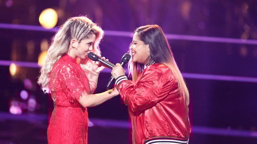 Watch The Voice Season 13 Episode 7 The Battles Premiere Night One Videos: Monday, October 16, 2017. Brooke Simpson vs. Sophia Bollman of Team Miley Cyrus. Brooke and Sophia put their own spin on Bob Dylan's hit song "You're A Big Girl Now." It was amazing! Brooke won this round, and sadly Sophia was eliminated. Congrats to them both on a fantastic performance.