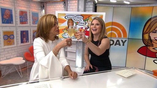 Watch Hoda Kotb and Jenna Bush Hager Share Their Favorite Things for Monday, October 23, 2017. See Hoda Kotb dish on Jenna and her sister Barbara Pierce Bush's new book "Sisters First", and Jenna share the “Elizabeth Street Café Cookbook."