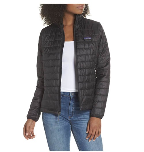 Patagonia Nano Puff® Water Resistant Jacket Black puffer jackets women