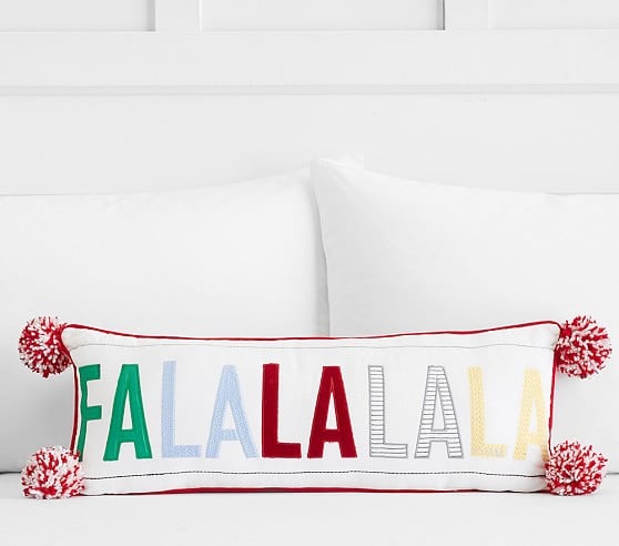 Pottery Barn Kids Fa-La-La Lumbar Pillow pottery barn kids buy more save more sale