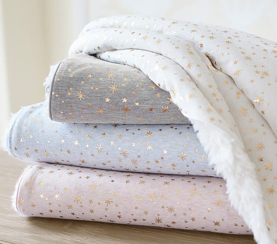 Pottery Barn Kids Gold Star Sherpa Baby Blanket pottery barn kids buy more save more sale