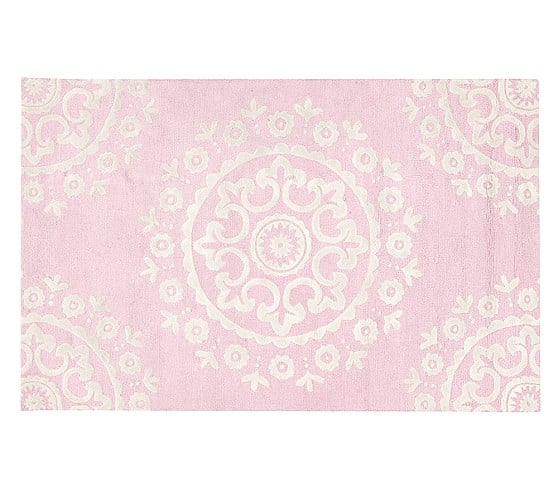 Pottery Barn Kids McKenna Rug Pink pottery barn kids buy more save more sale