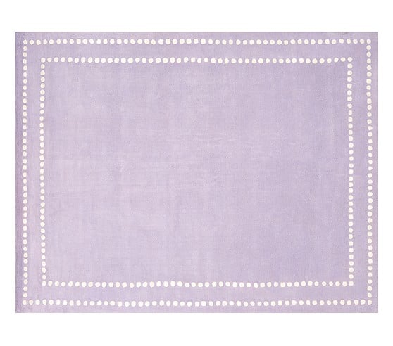 Pottery Barn Kids Pearl Dot Border Rug pottery barn kids buy more save more sale