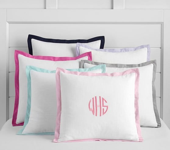 Pottery Barn Kids Pop Of Color Personalized Shams pottery barn kids buy more save more sale