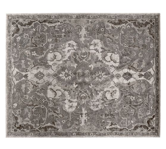 Pottery Barn NOLAN PERSIAN RUG - GRAY pottery barn pre-black friday sale