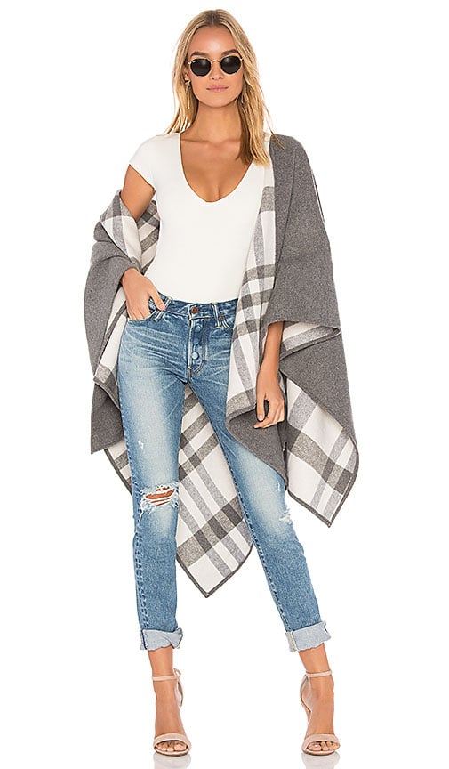Soft Joie EMMELEIA CAPE Porcelain Plaid capes