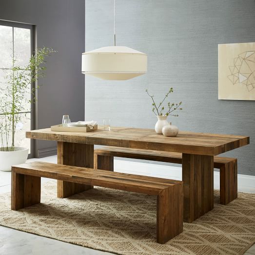West Elm Emmerson® Reclaimed Wood Expandable Dining Table west elm buy more save more sale black friday