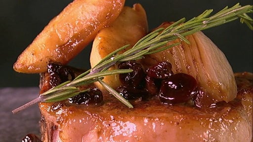 Watch chef Mario Batali and Lidia Bastianich make her fabulous oven-braised pork chops with apples, onions and dried cherries on Thursday, November 30, 2017. She also that she has a new cookbook out with 220 recipes! It's called "Lidia's Celebrate Like An Italian."