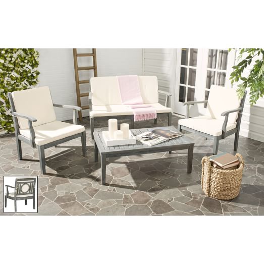 West Elm Montclair 4-Piece Outdoor Living Set west elm black friday buy more save more sale