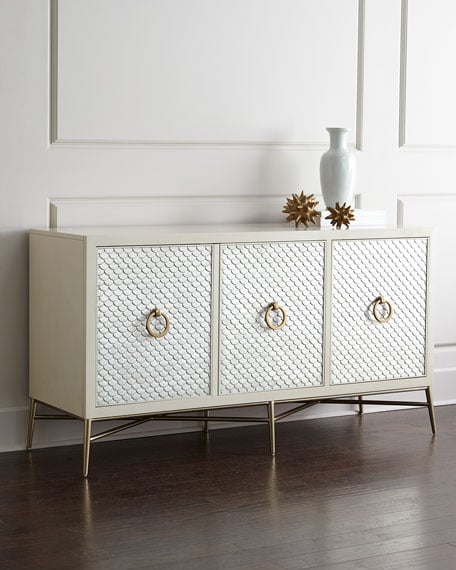 Bernhardt Blanca Capiz-Painted Buffet Alabaster horchow friends and family sale