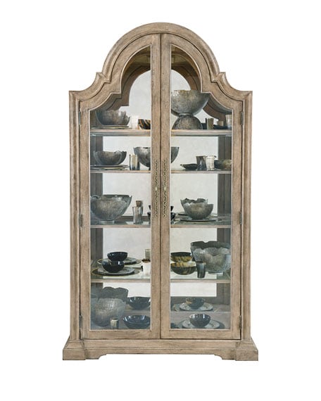 Bernhardt Ventura Display Cabinet Medium Brown horchow friends and family sale