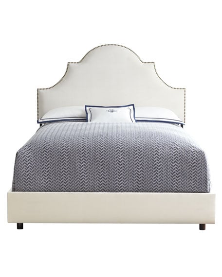 Cheresse Queen Bed Antique White horchow friends and family sale