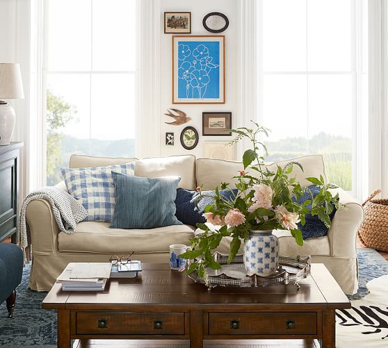 Pottery Barn BENCHWRIGHT RECTANGULAR COFFEE TABLE, RUSTIC MAHOGANY pottery barn buy more save more sale