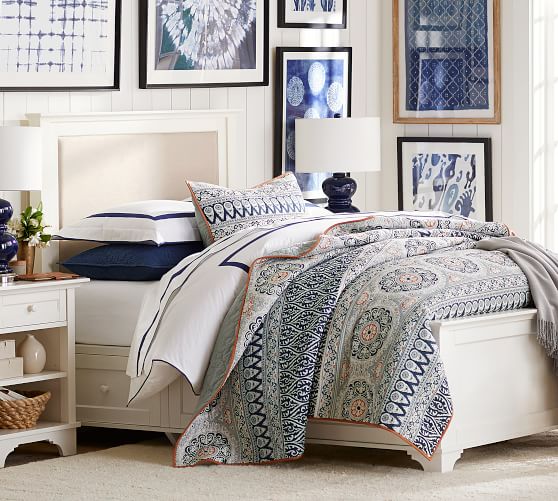 Pottery Barn PIA MEDALLION QUILT & SHAM pottery barn holiday gifts buy more save more sale