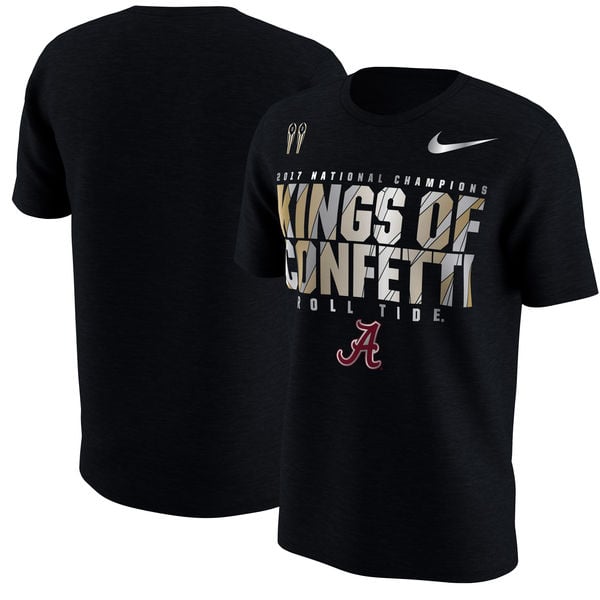 Alabama Crimson Tide Nike College Football Playoff 2017 National Champions Locker Room T-Shirt – Black alabama crimson tide 2018 national champions