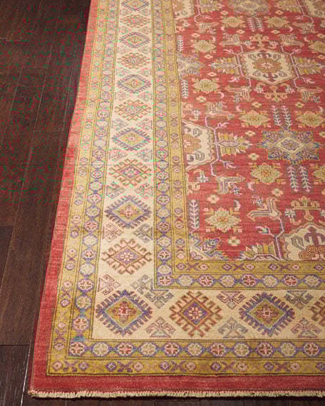 Axel Hand-Knotted Rug, 9'3" x 12'7" Kazak horchow weekend flash sale