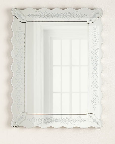 Horchow Petite Fleur Venetian-Style Mirror horchow weekend flash sale