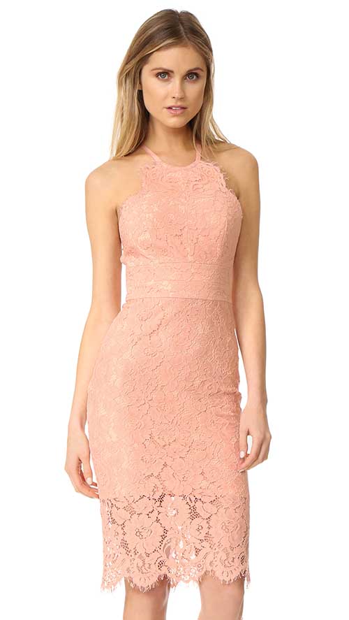 Lover Oasis Halter Dress Dusty Lace shopbop designer sale on sale