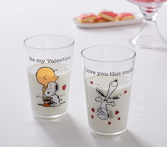 Pottery Barn Kids Peanuts® Valentine's Tumblers valentines day decor sale